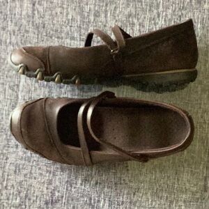 Skechers brown, Mary Jane style, 7.5 size